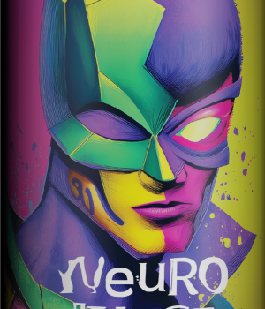 Пивной напиток 4Brewers - Neuro Juice (Банан, Черника), 0.45 л, 6.0%